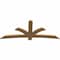 Ekena Millwork Davenport Timber Gable Bracket, Western Red Cedar, 84"W x 35"H x 1 1/2"D x 5 1/2"F, 10/12 Pitch GBW084X35X0206DAV00SWR - alternate 3